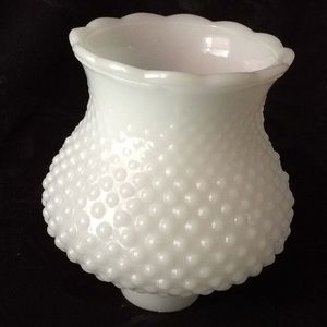 Milkglass Hobknob Lamp Shade